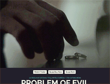 Tablet Screenshot of problemofevilmovie.com